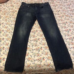Lucky Brand Blue Straight-Leg Jeans Timeless Style